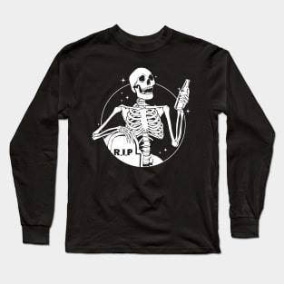 Skull Beer Long Sleeve T-Shirt